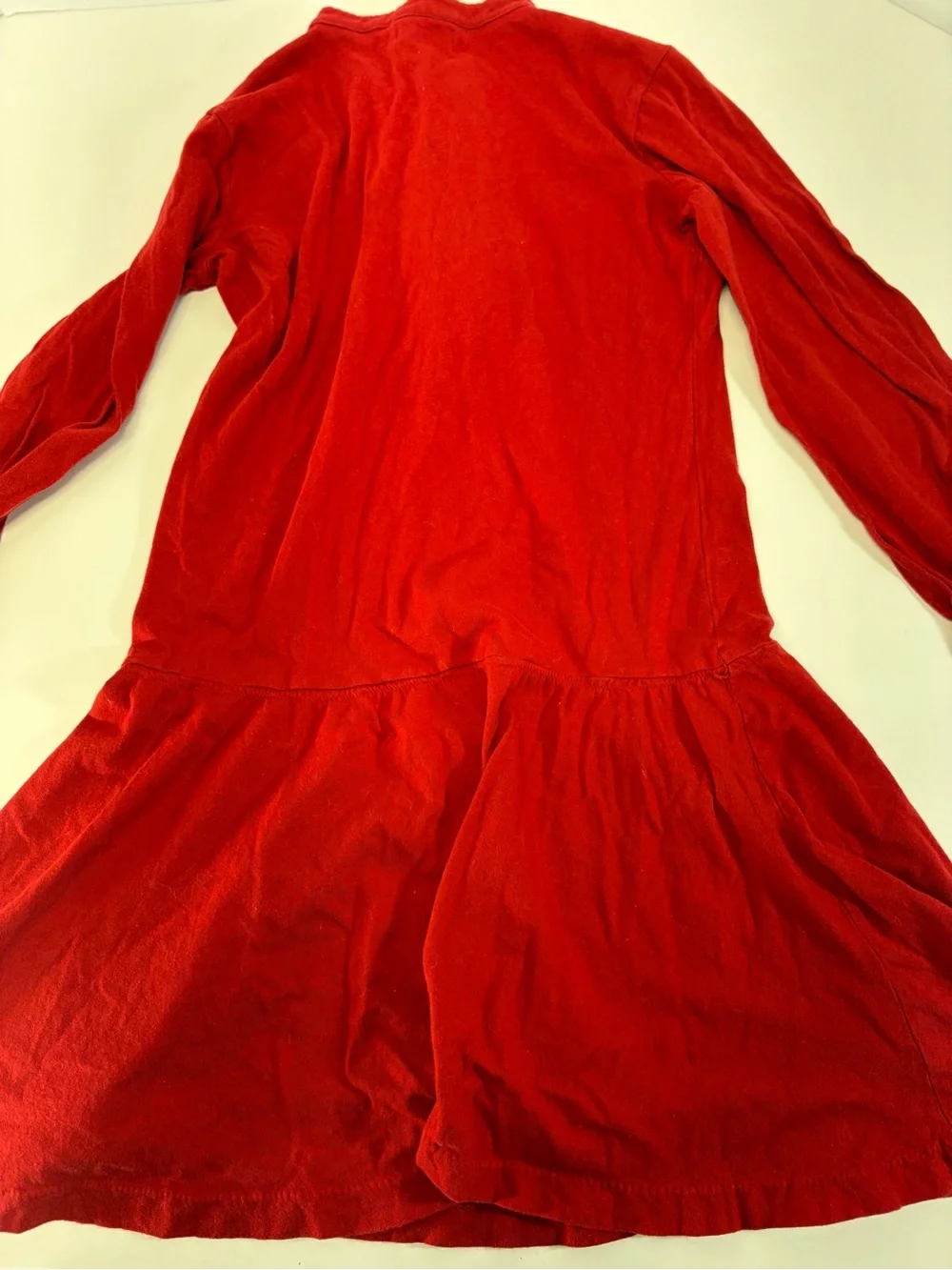 Ralph Lauren Childrenswear Red Ruffle Dress Size XL 16